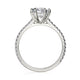 Michael M Hidden Halo Cushion Engagement Ring