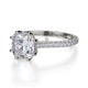 Michael M Hidden Halo Cushion Engagement Ring