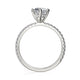 Michael M Hidden Halo Round Engagement Ring