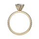 Michael M Hidden Halo Round Engagement Ring