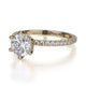 Michael M Hidden Halo Round Engagement Ring