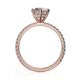 Michael M Hidden Halo Round Engagement Ring