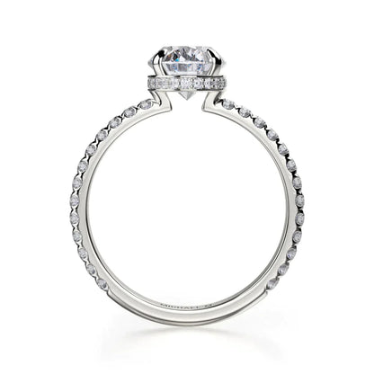 Michael M Hidden Halo Engagement Ring