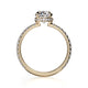 Michael M Hidden Halo Engagement Ring