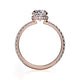 Michael M Hidden Halo Engagement Ring