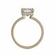 Michael M Center Stone Claw Prong Emerald Engagement Ring