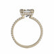 Michael M Hidden Halo Princess Engagement Ring