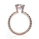 Michael M Hidden Halo Round Engagement Ring