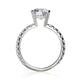 Michael M Hidden Halo Round Engagement Ring
