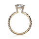 Michael M Hidden Halo Round Engagement Ring