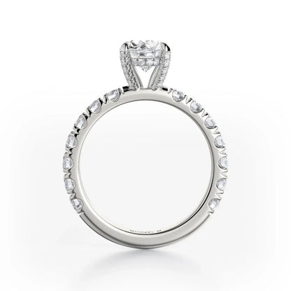Michael M Hidden Halo Engagement Ring