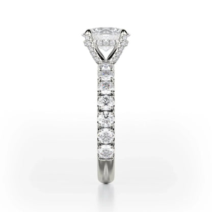 Michael M Hidden Halo Engagement Ring