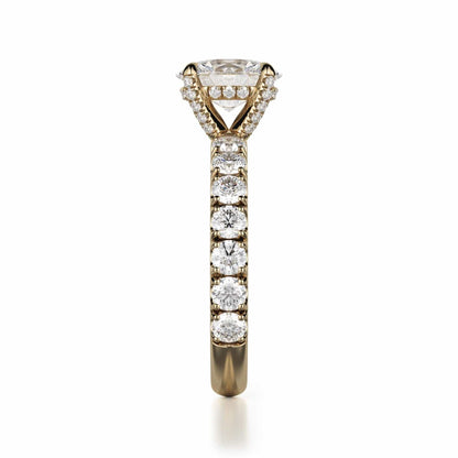 Michael M Hidden Halo Engagement Ring