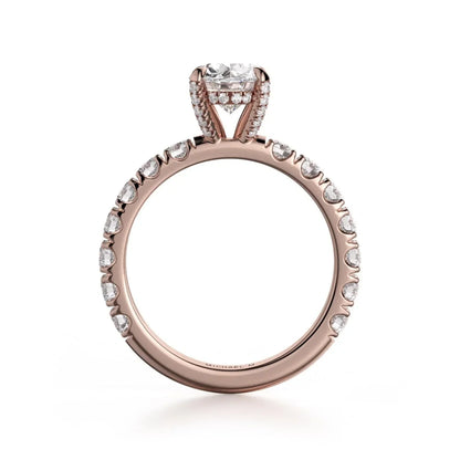 Michael M Hidden Halo Engagement Ring