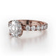 Michael M Hidden Halo Engagement Ring