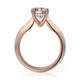 Michael M Hidden Halo Round Engagement Ring