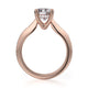 Michael M Hidden Halo Round Engagement Ring