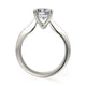 Michael M Hidden Halo Round Engagement Ring