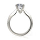 Michael M Hidden Halo Round Engagement Ring