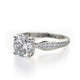 Michael M Hidden Halo Round Engagement Ring