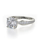 Michael M Hidden Halo Round Engagement Ring