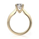 Michael M Hidden Halo Round Engagement Ring