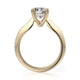 Michael M Hidden Halo Round Engagement Ring