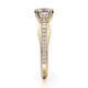Michael M Hidden Halo Round Engagement Ring