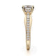 Michael M Hidden Halo Round Engagement Ring