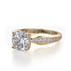 Michael M Hidden Halo Round Engagement Ring
