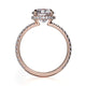 Michael M Hidden Halo Round Engagement Ring