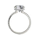 Michael M Hidden Halo Round Engagement Ring