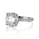 Michael M Hidden Halo Round Engagement Ring