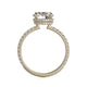 Michael M Hidden Halo Round Engagement Ring
