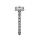 Michael M Hidden Halo Oval Engagement Ring