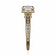 Michael M Hidden Halo Round Engagement Ring