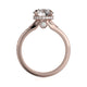 Michael M Hidden Halo Round Engagement Ring