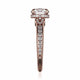 Michael M Hidden Halo Round Engagement Ring