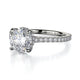 Michael M Hidden Halo Round Engagement Ring