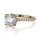 Michael M Hidden Halo Round Engagement Ring