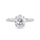 MICHAEL M Engagement Rings Crown R749-2 Oval