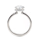 Michael M Hidden Halo Emerald Engagement Ring