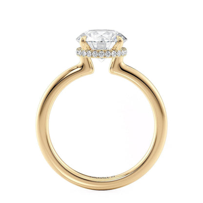 CROWN R750-2 Round-Cut Diamond Solitaire