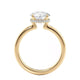 Michael M Hidden Halo Emerald Engagement Ring