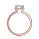 Michael M Center Stone Claw Prong Oval Engagement Ring