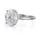 Michael M Center Stone Claw Prong Oval Engagement Ring