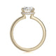 Michael M Center Stone Claw Prong Oval Engagement Ring