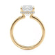 Michael M Hidden Halo Emerald Engagement Ring