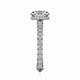 Michael M Hidden Halo Round Engagement Ring