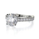 Michael M Hidden Halo Round Engagement Ring